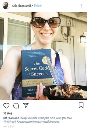 secret code of success book instagram testimonial