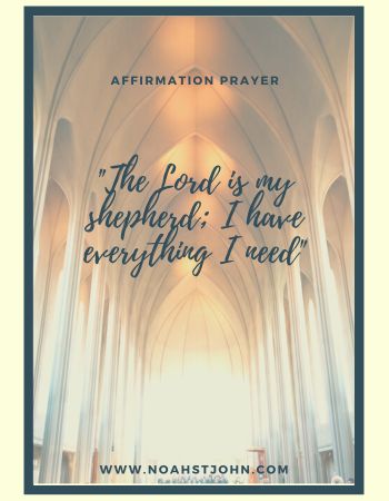 Power of Affirmation Prayer