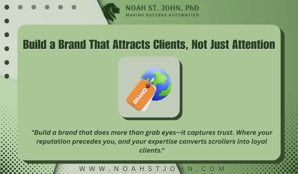 Build a Brand That Attracts Clients, Not Just Attention