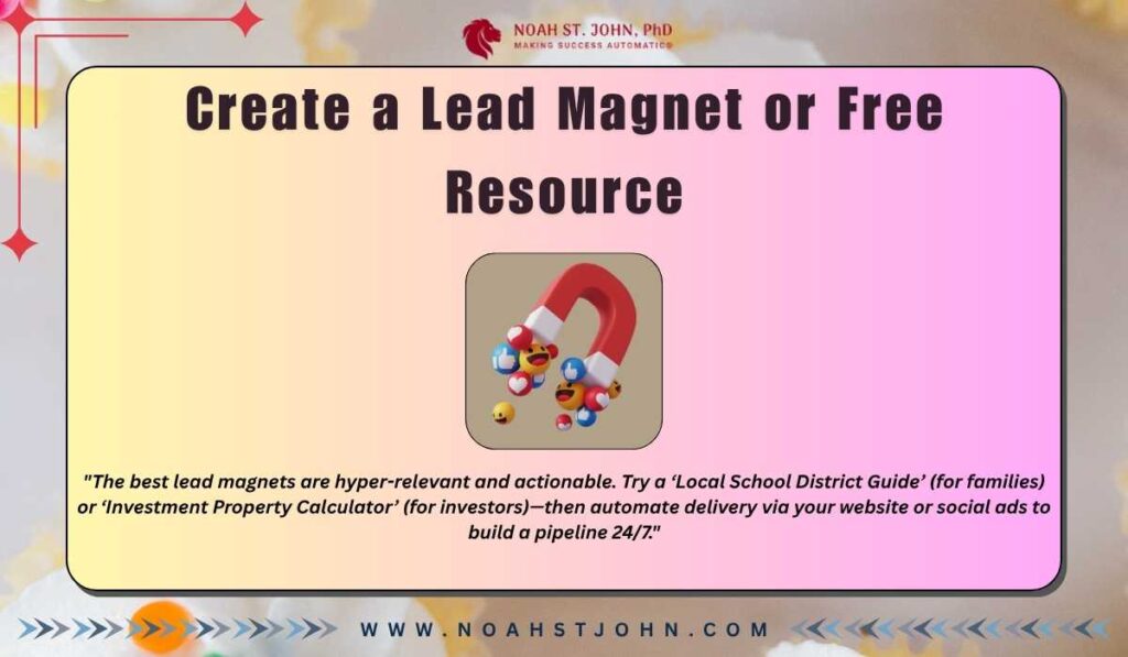 Create a Lead Magnet or Free Resource