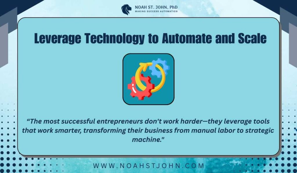 Leverage Technology to Automate and Scale