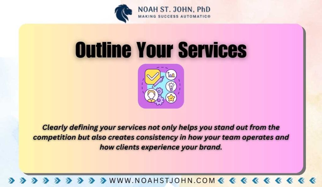 Outline Your Services