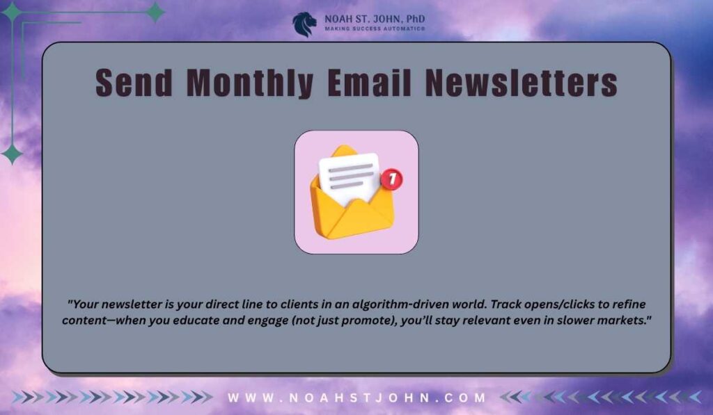Send Monthly Email Newsletters