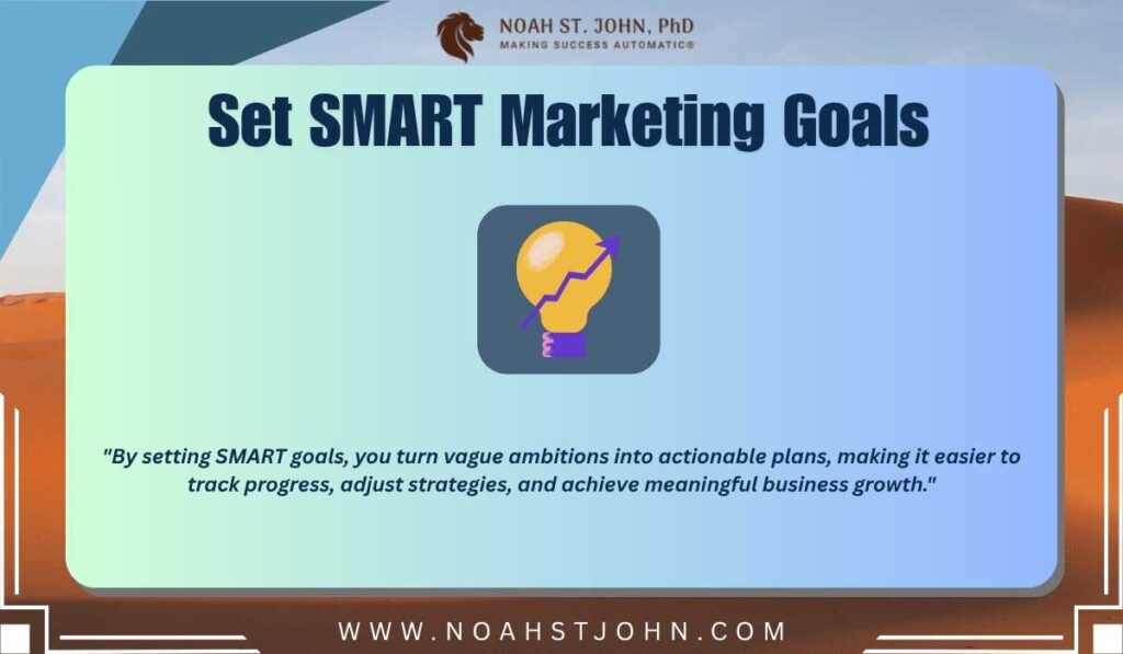Set SMART Marketing Goals