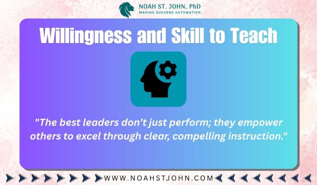 Willingness and Skill to Teach