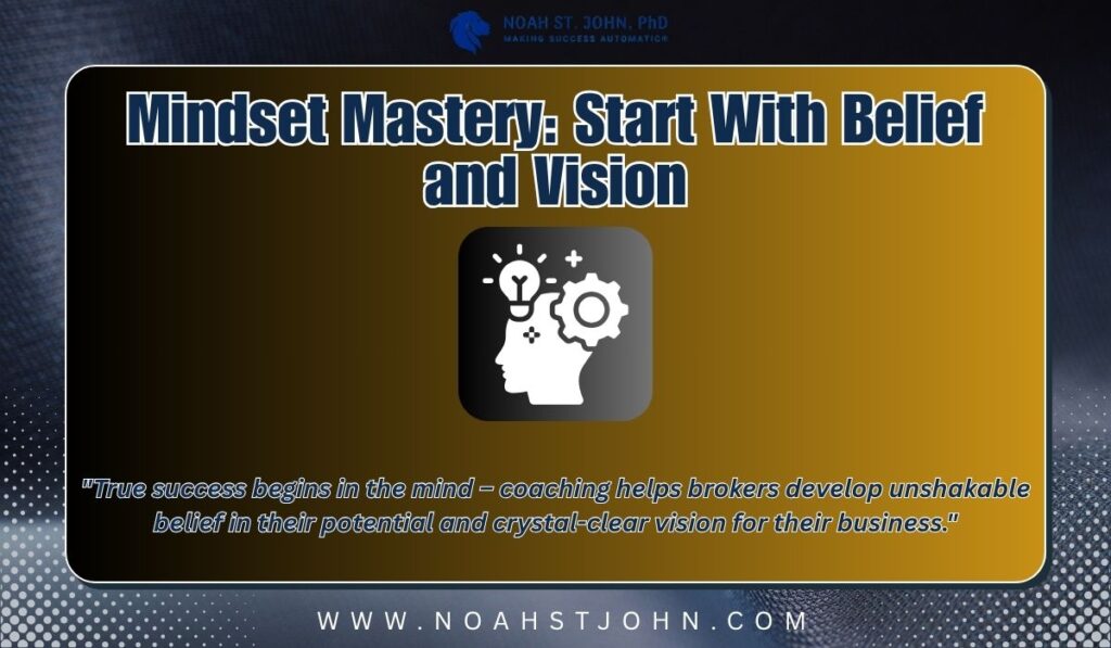 Mindset Mastery: Start With Belief and Vision